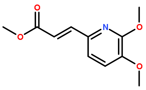 3-(5,6-二甲氧基吡啶-2-基)丙烯酸甲酯