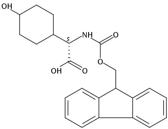 (2S)-2-((((9H-Fluoren-9-yl)methoxy)carbonyl)amino)-2-(4-hydroxycyclohexyl)acetic acid