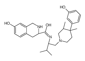 (3R)-7-hydroxy-N-[(2S)-1-[(3R,4R)-4-(3-hydroxyphenyl)-3,4-dimethylpiperidin-1-yl]-3-methylbutan-2-yl]-1,2,3,4-tetrahydroisoquinoline-3-carboxamide