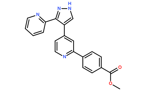 4-(4-(3-(吡啶-2-基)-1H-吡唑-4-基)吡啶-2-基)苯甲酸甲酯