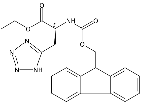 (S)-Ethyl 2-((((9H-fluoren-9-yl)methoxy)carbonyl)amino)-3-(2H-tetrazol-5-yl)propanoate