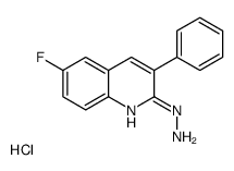 (6-fluoro-3-phenylquinolin-2-yl)hydrazine,hydrochloride