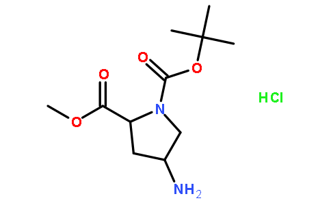 (2R,4S)-4-AMINO-1-BOC-PYRROLIDINE-2-CARBOXYLIC ACID METHYL ESTER-HCl