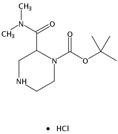 tert-Butyl 2-(dimethylcarbamoyl)piperazine-1-carboxylate hydrochloride