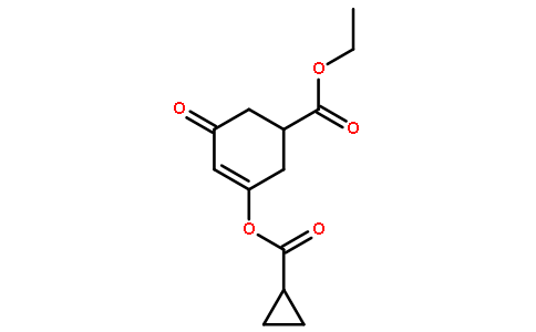 3-环己烯-1-羧酸,  3-[(环丙基羰基)氧代]-5-羰基-,乙基酯