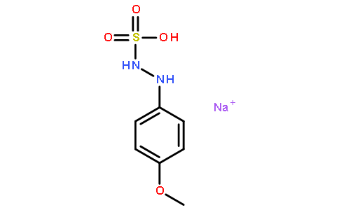 2-(4-甲氧苯基)肼基磺酸 钠盐 一水合物