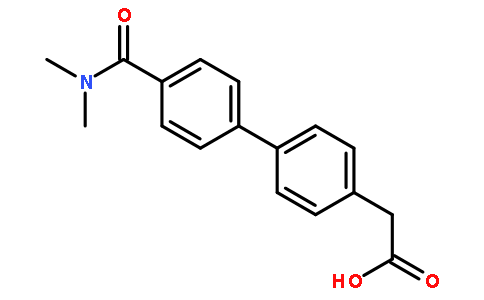 2-(4-(二甲基氨基甲酰)-[1,1-联苯]-4-基)乙酸