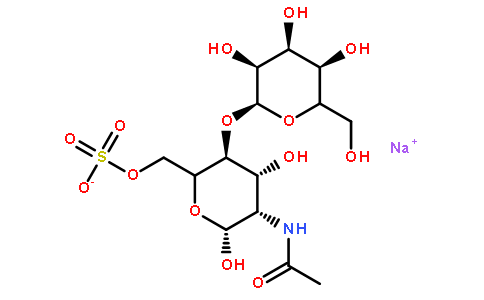 2-乙酰氨基-2-脱氧-4-O-(β-D-吡喃半乳糖基)-6-磺基-D-吡喃葡萄糖钠盐