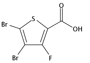 4,5-dibromo-3-fluorothiophene-2-carboxylic acid