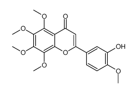 2-(3-hydroxy-4-methoxyphenyl)-5,6,7,8-tetramethoxychromen-4-one