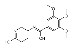 3,4,5-trimethoxy-N-(6-oxopiperidin-3-yl)benzamide