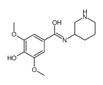 4-hydroxy-3,5-dimethoxy-N-piperidin-3-ylbenzamide