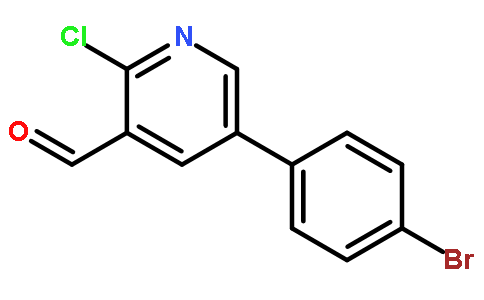 5-(4-溴苯基)-2-氯吡啶-3-甲醛