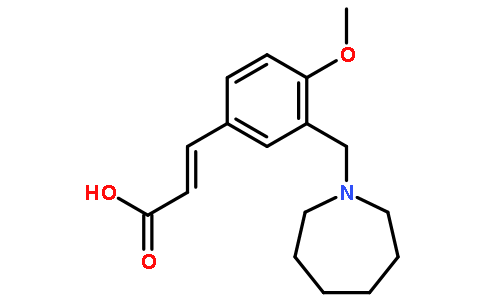 (2E)-3-[3-(Azepan-1-ylmethyl)-4-methoxyphenyl]-acrylic acid