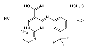 2-(2-aminoethylamino)-4-[3-(trifluoromethyl)anilino]pyrimidine-5-carboxamide,dihydrate,dihydrochloride