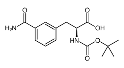 Boc-L-3-氨基甲酰苯基丙氨酸