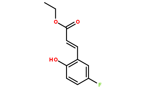 (E)-3-(5-氟-2-羟基苯基)丙烯酸乙酯
