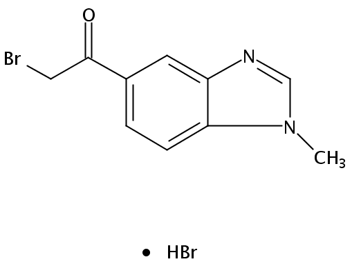 2-溴-1-(1-甲基-1H-苯并咪唑-5-基)乙酮氢溴酸