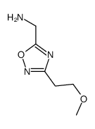[3-(2-methoxyethyl)-1,2,4-oxadiazol-5-yl]methanamine