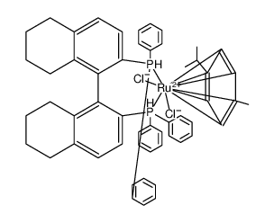Chloro[(S)-(+)-2,2'-bis(diphenylphosphino)-5,5',6,6',7,7',8,8'-octahydro-1,1'-binaphthyl](p-cymene)ruthenium(II)chloride,[RuCl(