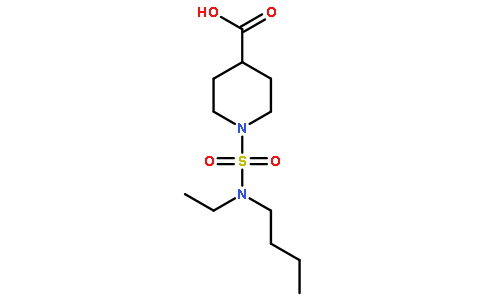 1-{[Butyl(ethyl)amino]sulfonyl}piperidine-4-carboxylic acid