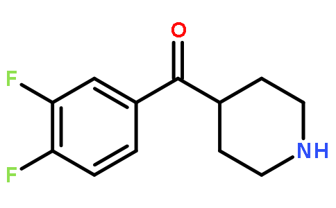 3,4-二氟苯基哌啶-4-甲酮