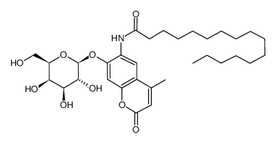 4-甲基-6-十六酰氨基香豆素-β-D-吡喃半乳糖苷