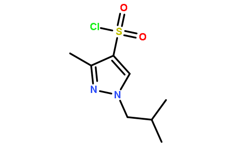 1-异丁基-3-甲基-1H-吡唑-4-磺酰氯