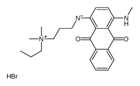 dimethyl-[3-[[4-(methylamino)-9,10-dioxoanthracen-1-yl]amino]propyl]-propylazanium,bromide