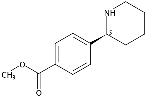 methyl (S)-4-(piperidin-2-yl)benzoate hydrochloride