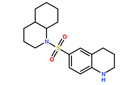6-[[(4aR,8aS)-3,4,4a,5,6,7,8,8a-octahydro-2H-quinolin-1-yl]sulfonyl]-1,2,3,4-tetrahydroquinoline