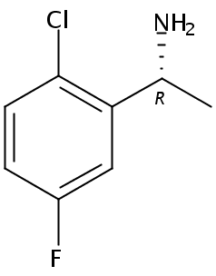 (1R)-1-(2-氯-5-氟苯基)乙胺鹽酸鹽