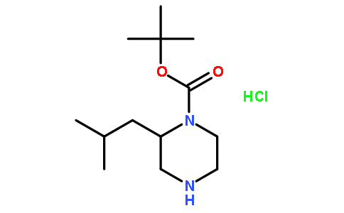 (S)-2-异丁基哌嗪-1-羧酸叔丁酯盐酸盐