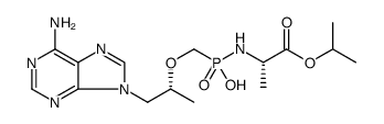 L-Alanine, N-[[[(1R)-2-(6-amino-9H-purin-9-yl)-1-methylethoxy]methyl]hydroxyphosphinyl]-, 1-methylethyl ester
