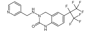 6-(1,1,1,2,3,3,3-heptafluoropropan-2-yl)-3-(pyridin-3-ylmethylamino)-1,4-dihydroquinazolin-2-one
