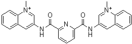 3,3'-[2,6-吡啶二基二(羰基亚氨基)]二[1-甲基喹啉鎓]