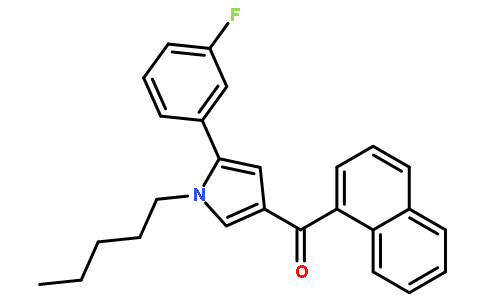 (5-(3-氟苯基)-1-戊基-1H-吡咯-3-基)(萘-1-基)甲酮
