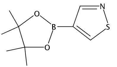 4-(4,4,5,5-tetramethyl-1,3,2-dioxaborolan-2-yl)isothiazole