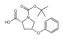 1,​2-​Pyrrolidinedicarboxy​lic acid, 4-​phenoxy-​, 1-​(1,​1-​dimethylethyl) ester, (2R-​cis)​- (9CI)
