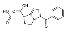 5-benzoyl-2,3-dihydropyrrolizine-1,1-dicarboxylic acid