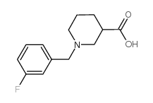 1-[(3-氟苯基)甲基]-3-哌啶甲酸