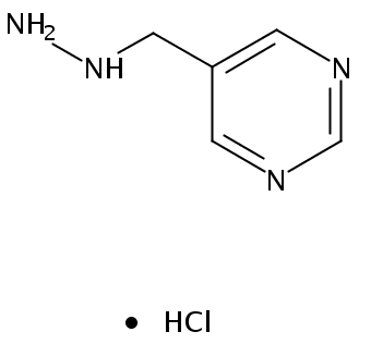 5-(Hydrazinylmethyl)pyrimidine hydrochloride