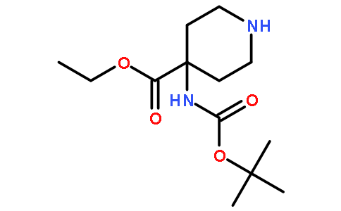 4-叔丁氧基羰基氨基-哌啶-4-羧酸乙酯