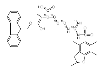 (2S)-5-[[azanyl-[(2,2,4,6,7-pentamethyl-3H-1-benzofuran-5-yl)sulfonylamino]methylidene]amino]-2-(9H-fluoren-9-ylmethoxycarbonylamino)pentanoic acid