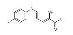 2-​Propenoic acid, 3-​(5-​fluoro-​1H-​indol-​3-​yl)​-​2-​mercapto-
