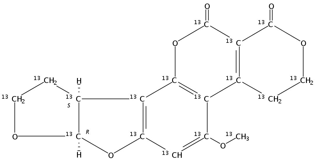 Aflatoxin G2-13C17 solution