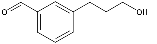 3-(3-oxidanylpropyl)benzaldehyde
