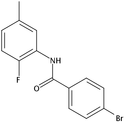 Benzamide, 4-bromo-N-(2-fluoro-5-methylphenyl)-