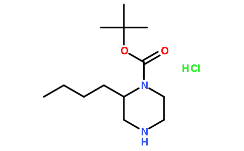(R)-1-N-BOC-2-N-丁基哌嗪盐酸盐
