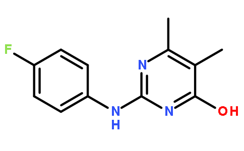 4-羟基-2-（4-氟苯胺）-5，6-二甲基嘧啶